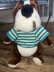 Vintage Dog Plush Smoking Cigar Stuffed Hound Cigarette 1980s Brooklyn Doll Jail