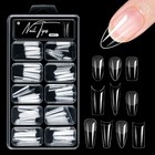 Acrylic Nail Tips French Nail Tips For Acrylic Nail Full half Cover False Nail