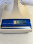 Vintage Galaxy Lasko  12    Oscillating Fan Blue Blade 3-speed Works Read Descript
