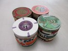 40 Casino Gaming Poker Chip Lot Las Vegas  1 New   Used Chipco Paulson Clay 