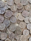          40  Canada 5 Cents Lot  - Ranging From 1922 To 1960- Impaired Coins