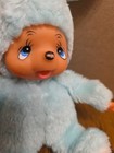 Vtg 1970 s Russ    munchin    Plush Baby Doll bunny W Carrot   Vinyl Face   Hands 