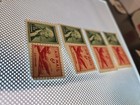 Rare Find 6c Red Airmail 1c George Wahington U s  Postage Stamp Combination