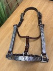 Vintage Western Show Full Size Horse Halter W Mexico Silver   Nice  