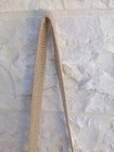 Boho Crochet Crossbody Shoulder Bag Beige Cream Zipper Closure Pre-owned Good