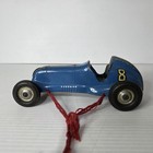 Roy Cox Vintage Thimble Drome Special Race Champion Tether Car Racer   8 Blue 