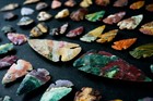 202 Pcs Flint Arrowhead Oh Collection Project Spear Points Knife Blade