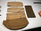 Us Military Vtg Mixed Lot 5 Envelope Hats Khaki Garrison Cap  Mg