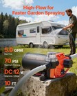 Vevor Rv Water Pump 12v Dc 5 Gpm  18 9 L min  4-chamber Diaphragm Water Pump
