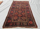 1900s Antique Afghan Baluchi Rug 3x5 Rare Handmade Persian Style Oriental Carpet