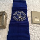 Vintage Pendleton Throw Blanket Wool New Air Force Academy Robe  64 X52  Fringe