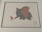 Original 1991 Walt Disney Dumbo   Timothy Q Le 2500 Serigraph Sericel Cel Cell  