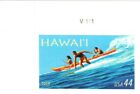 Mint Hawaii Stamp  Outrigger Canoe  Canoeing  Paddling  Ocean Waves  Paddles