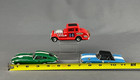 Vintage 1964 Lot Of 3 Ideal Motorific Wildcat Track Cars 4150-9 Cz-3263 4176-4