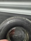 Vintage Firestone Black Rubber Tire Glass Ashtray