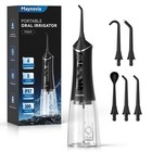 Cordless Water Flosser For Teeth - U-shaped Tip  300ml Tank  5 Interchangeable T