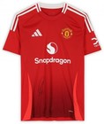 Zlatan Ibrahimovic Manchester United Signed Adidas Red 2024-25 Replica Jersey