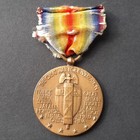 Original Us Wwi Victory Medal W  Ribbon Missing Brooch Ww1 Great War 1914-1918