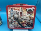 Vintage Metal 1986 Transformers Lunchbox Complete With Thermos