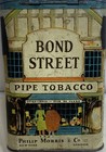 Bond Street Pipe Tobacco Vintage Empty Tobacco Tin By Philip Morris   Co