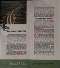 Vintage Brochure Welcome To Ohio Turnpike Map And General Information 1961