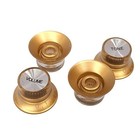 Electric Guitar Knobs Top Hat Control Les Paul Volume Tone Gold Metric Lp