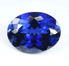 Natural 24 Ct Blue Sapphire Oval Cut Certified Loose Gemstone Free Shipping