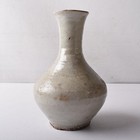 Korean Art Yi Dynasty Goryeo White Porcelain Longlegged Vase Bottle