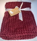 New Stylish Baby Soft Flannel Fleece Baby Infant Throw Blanket In Red Zigzag