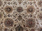 Indo Per sian Mahal Rug 8x10  Beige  Handmade  Wool Carpet