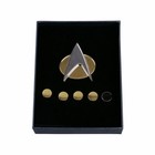 Cosplay The Next Generation Badge Communicator Pins And Rank Pips Pin Set Of 6