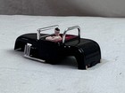 Ho Scale Aurora T Jet Slot Car Body Only Dash Hot Rod Roadster Black