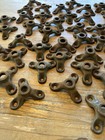 Large Lot Of Antique Cast Iron Crows Feet Light Fixture Lamp Hanger Industrial