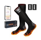 Heated Socks For Men Women  8000mah Rechargeable Battery Electric Size Xl 