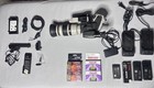Canon L1a Hi8 Camcorder Cl 8-120mm Lens Kit Mic Remote Viewfinder Not Working