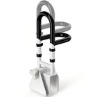 Adjustable Bathtub Safety Rail With Double Grip  14   18 Inch Height Shower Grab 