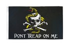 Don t Tread On Me Pirate Flag 3x5ft Jolly Roger Boating Flag Skull Flag