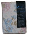 Fieldcrest Perfection Percale Floral Eyelet Lace Cream Pillowcases Nos Standard 
