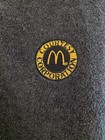 Vintage Y2k Mcdonald s Employee Arwa Fleece Zip Vest Size M Courtesy Corp Logo 