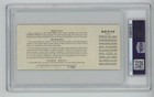 1948 World Series Boston Braves At Cleveland Indians Game 4 Ticket Stub     Psa 3