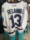 Vintage Anaheim Mighty Ducks Nhl Ice Hockey Jersey Ccm Teemu Selanne Size Xl