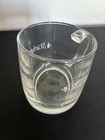 Set Of 5 Starbucks Clear Etched Glass Coffee Mug- Classic Script