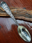 Sterling Silver Wood   Hughes Byzantine Sugar Spoon W Engraved Gw Bowl