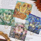 4pcs Butterfly Bookmarks For Women  Aesthetic Vintage Metal Bookmarks With Chain
