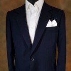 New - Men s White Silky Floral Pre-folded Pocket Square Insert - 2 Point