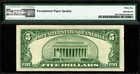 1953  5 Silver Certificate Star Note Blue Seal - Pmg Choice Very Fine Vf 35 Ppq