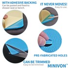 Minivon Bath Chair Pad With Adhesive Backing Non Slip Shower 15 X 12 Inches 