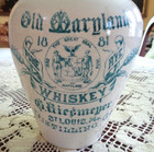 Antique Old Maryland Pure Rye Whiskey Jug-limoges China-riesmeyer Distilling Co 