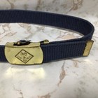 Boy Scouts Cub Scouts Blue Belt Wolf Brass Buckle Made In The Usa 7 Merit Awards