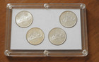 4 Coin - 1965 Canadian Silver Dollars Type Set-bu